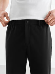 Men's Solid Cropped Business Pants