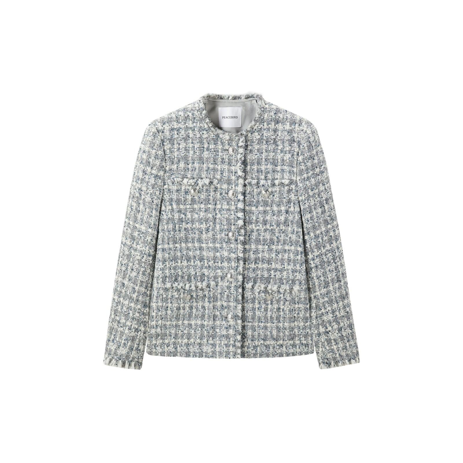 Women's Raw Edge Tweed Jacket