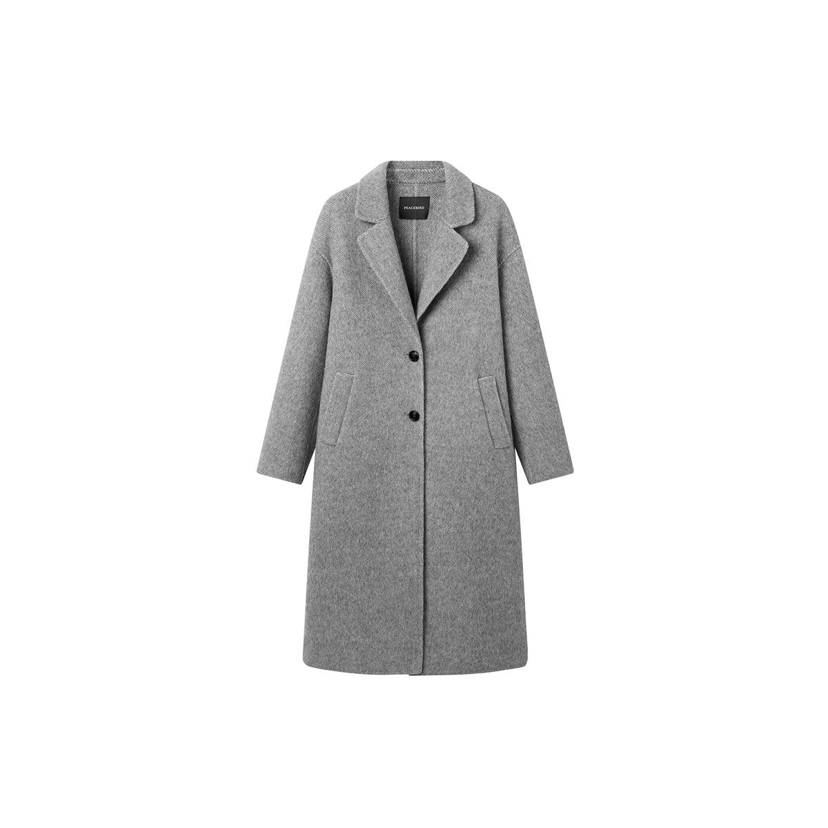 Women's Straight Wool Coat