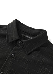 Men's Tweed-Style Textured Shirt