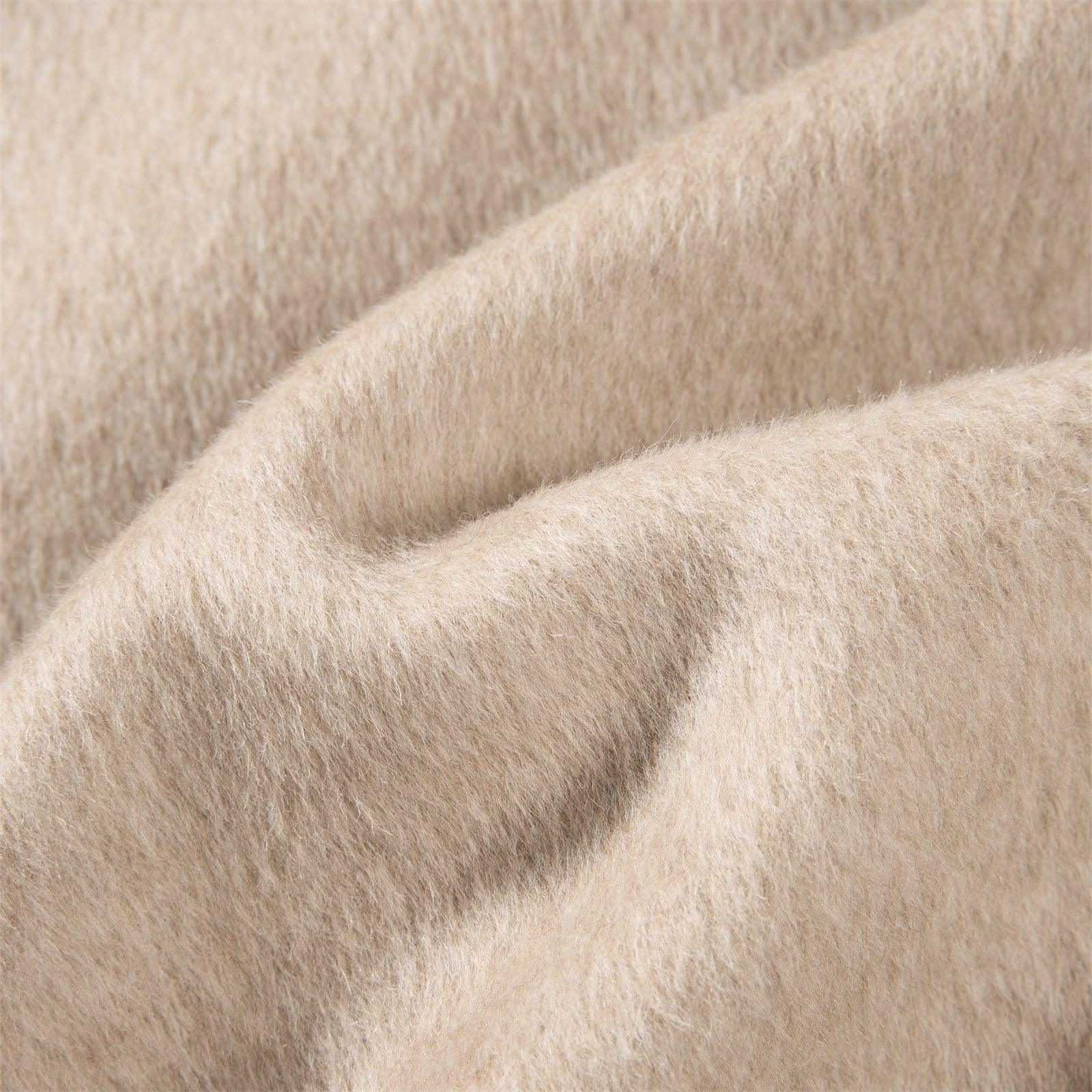 *US Final Sale* Women's Hoodie Neckline Wool Coat