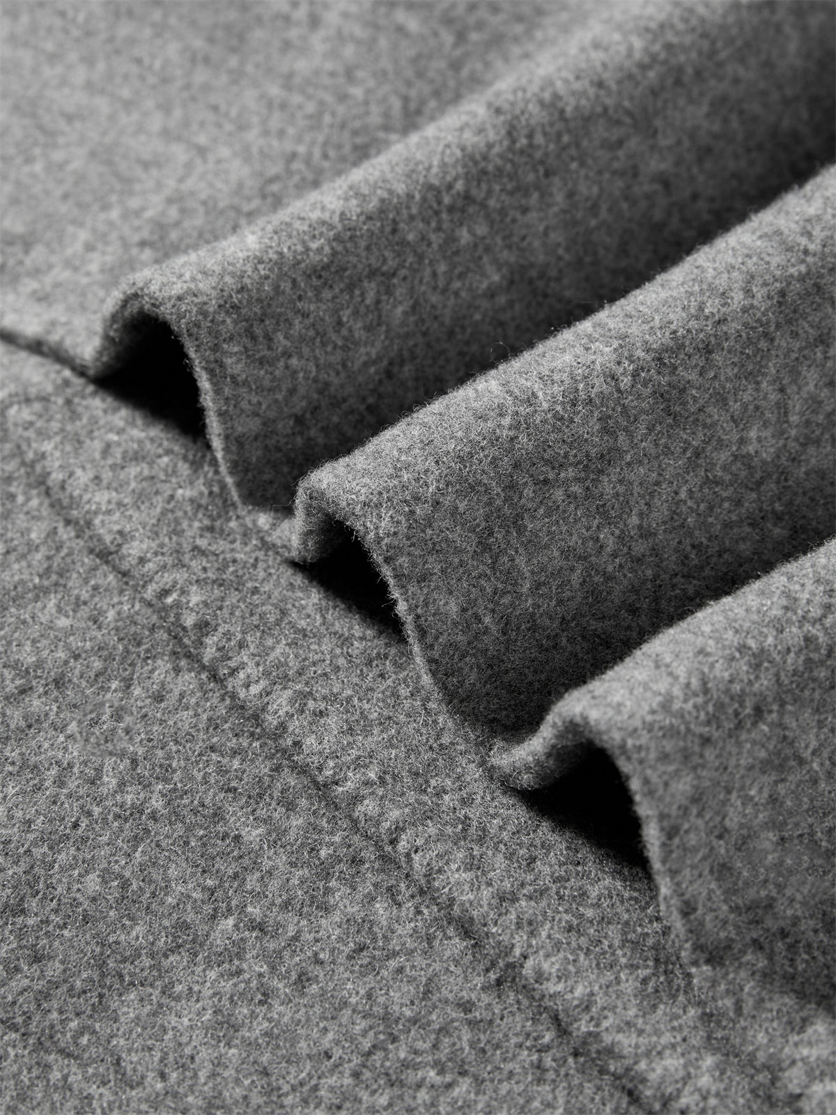 Women's Belted Robe-Style Double-Face Wool Coat