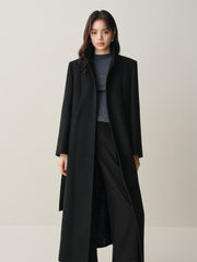 Women's Slim-Fit Straight Belted Cashmere Coat