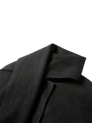 Women's Short Cashmere Coat with Scarf