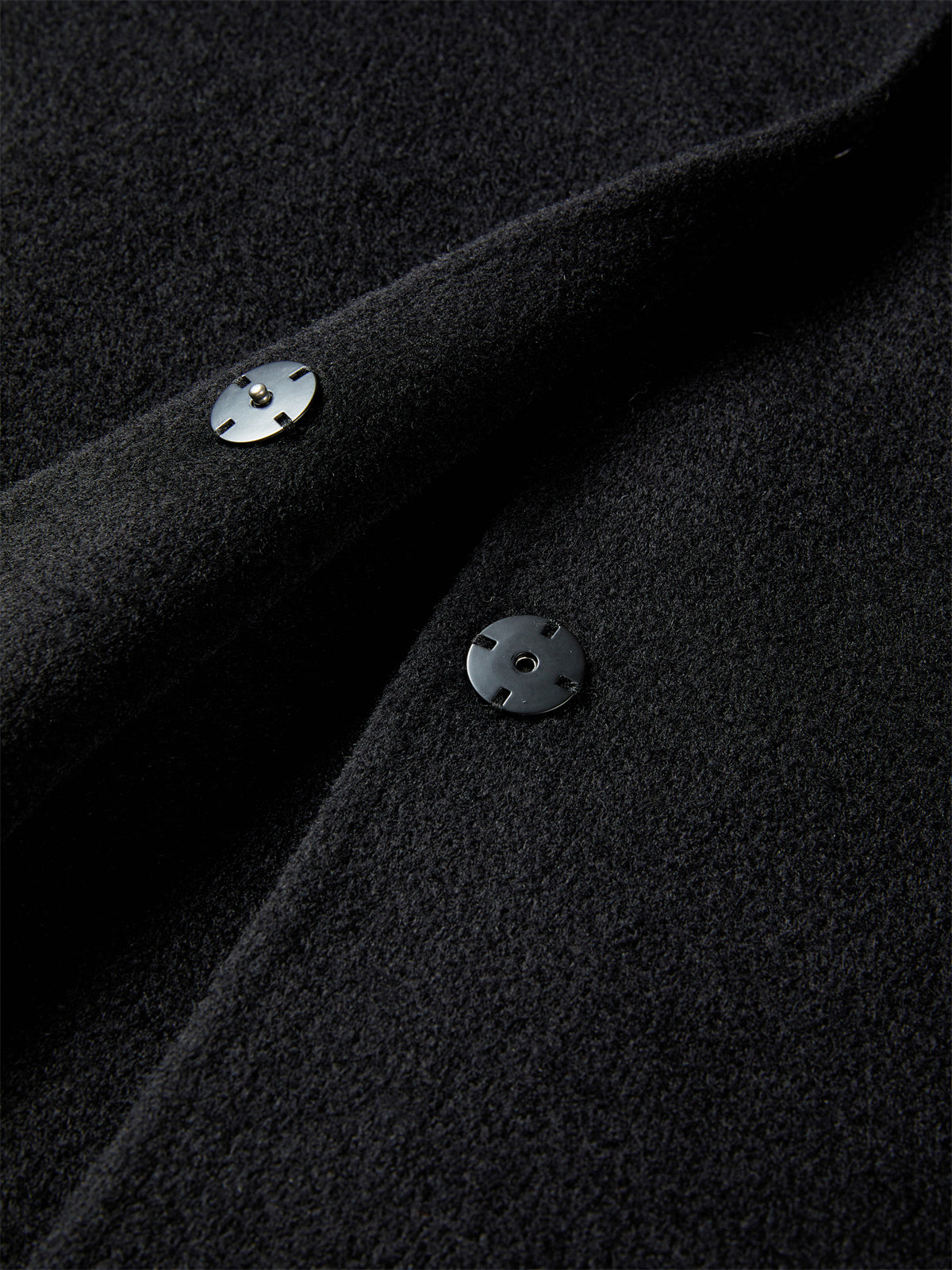 Women's Short Cashmere Coat with Scarf