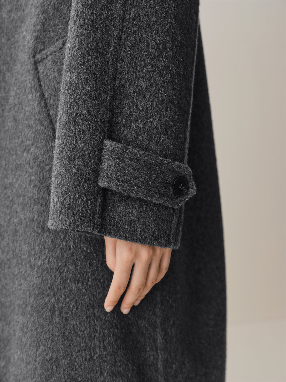 Women's Yak-Wool Blend Long Coat