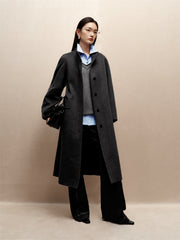 Women's Yak-Wool Blend Long Coat