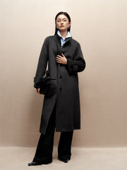 Women's Yak-Wool Blend Long Coat