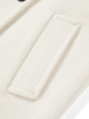 Women's Double-Breasted Alpaca Coat