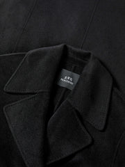 Women's Double-Breasted Belted Wool Coat