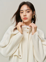 Women's Trench-Style Double-Face Pure Wool Coat