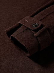 Women's Yak-Wool Blend Hooded Robe-Style Coat