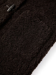 Women's Curly Wool Stand-Collar Coat