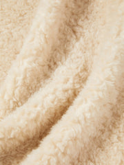 Women's Curly Wool Stand-Collar Coat