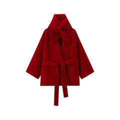 Women's Commuter Wool-Blend Robe Coat