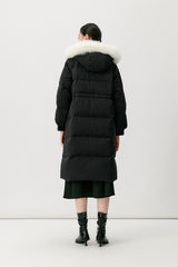 Women's Parka Down Coat With Fox Fur Collar