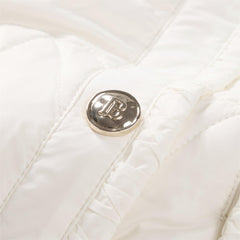 Women's Quilted Shirred Puffer Jacket