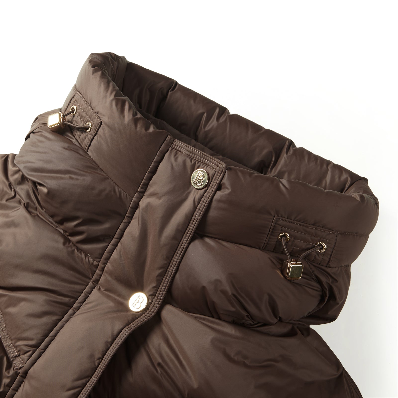 Women's Quilted Hooded Crop Puffer Jacket