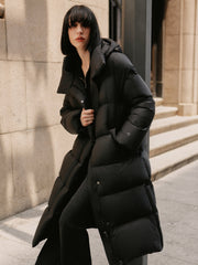 Women's Extra Long HORTOBAGY Goose Down Coat