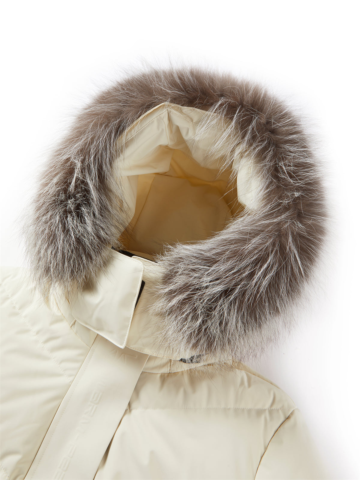 Women's Parka Down Coat With Fox Fur Collar