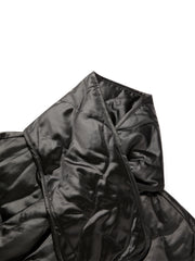 Women's Oversized Down Shirt with Detachable Scarf