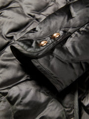 Women's Oversized Down Shirt with Detachable Scarf