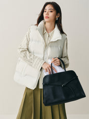 Women's Bonded Stand-Collar Down Vest