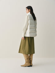 Women's Bonded Stand-Collar Down Vest