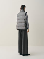 Women's Bonded Stand-Collar Down Vest
