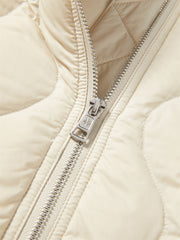 Women's Lightweight Puffer Jacket with Drawstring Hem
