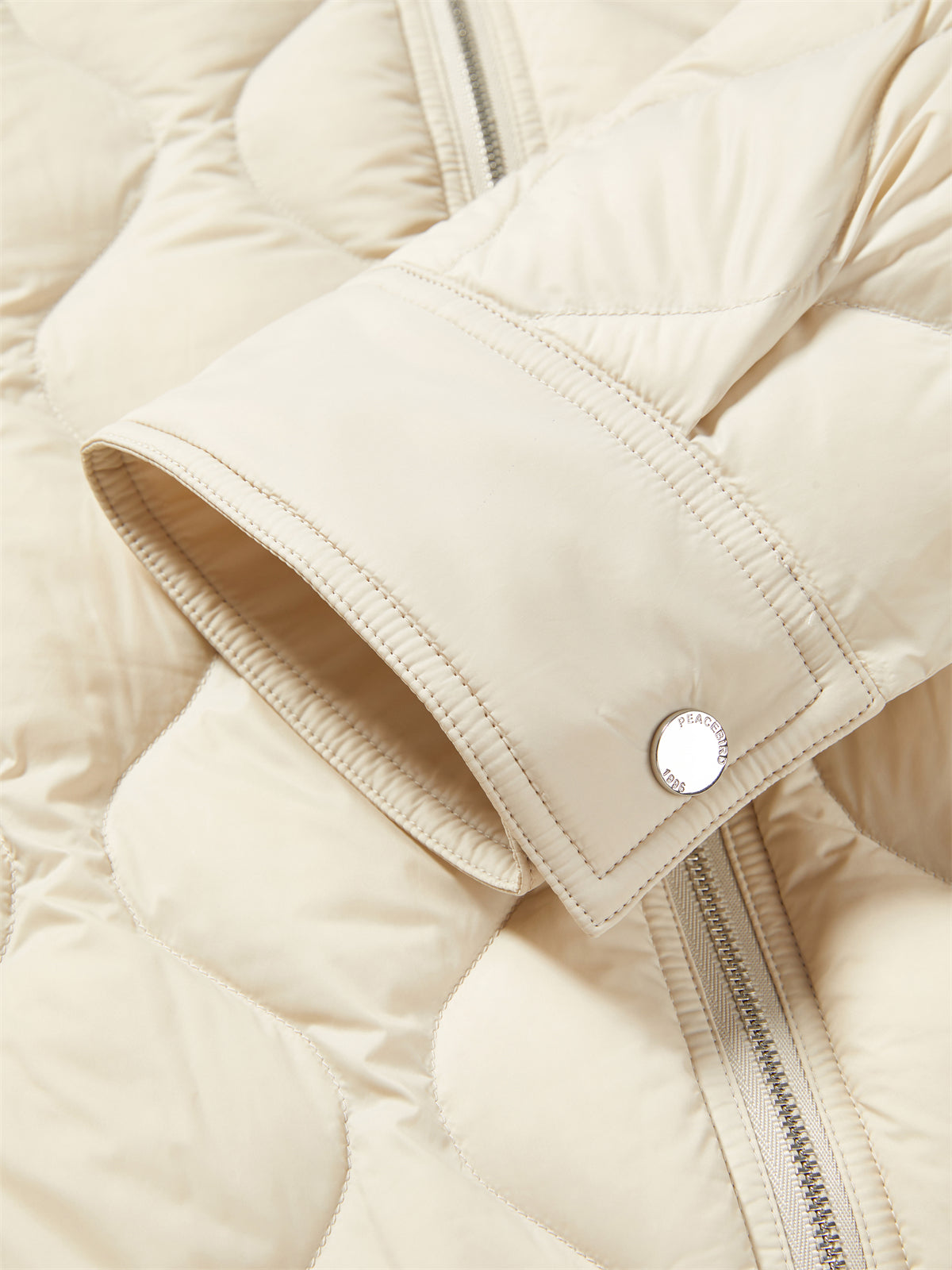 Women's Lightweight Puffer Jacket with Drawstring Hem
