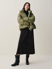 Women's Warm Waterproof Short Puffer Jacket