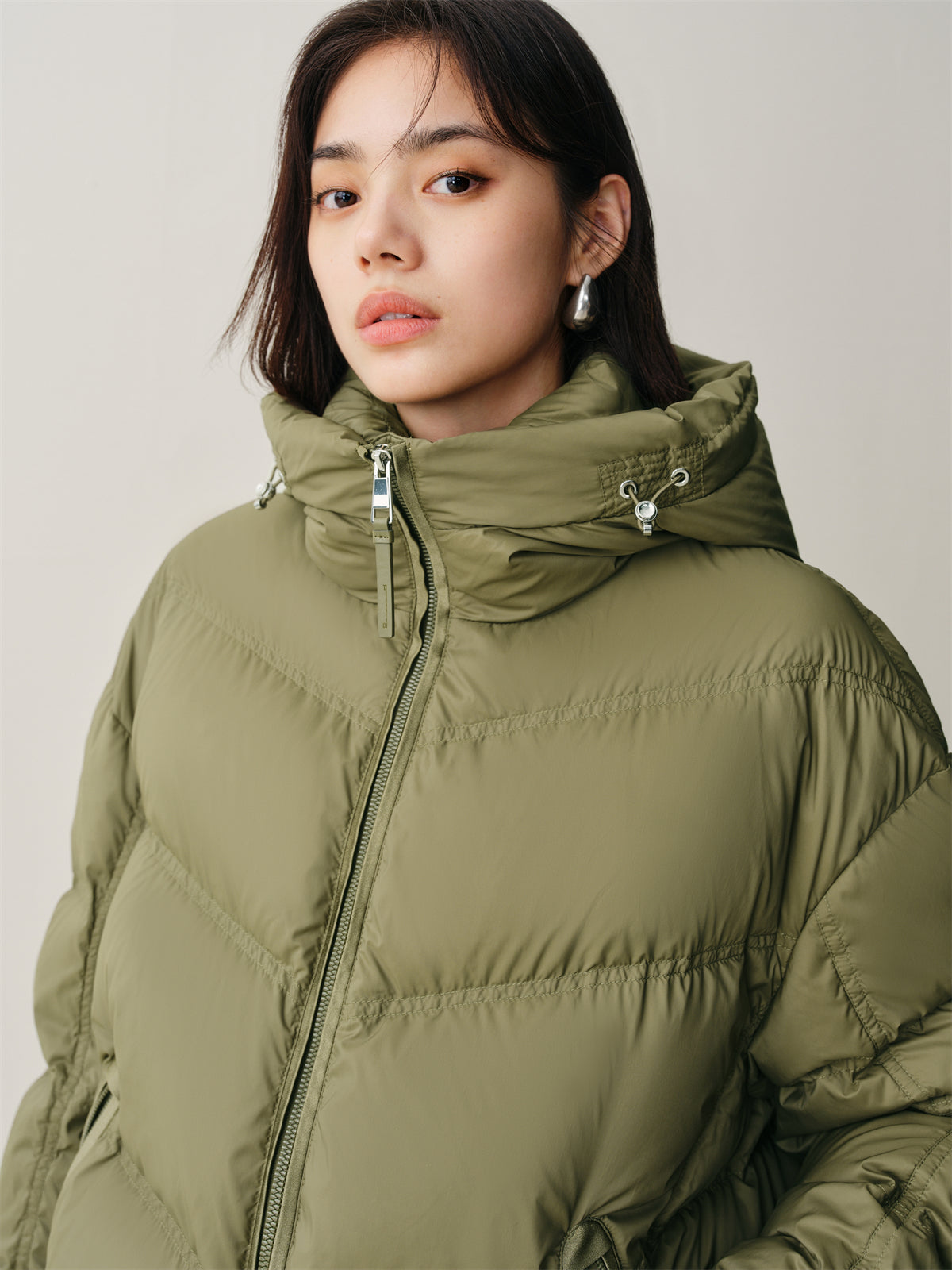 Women's Warm Waterproof Short Puffer Jacket