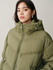 Women's Warm Waterproof Short Puffer Jacket