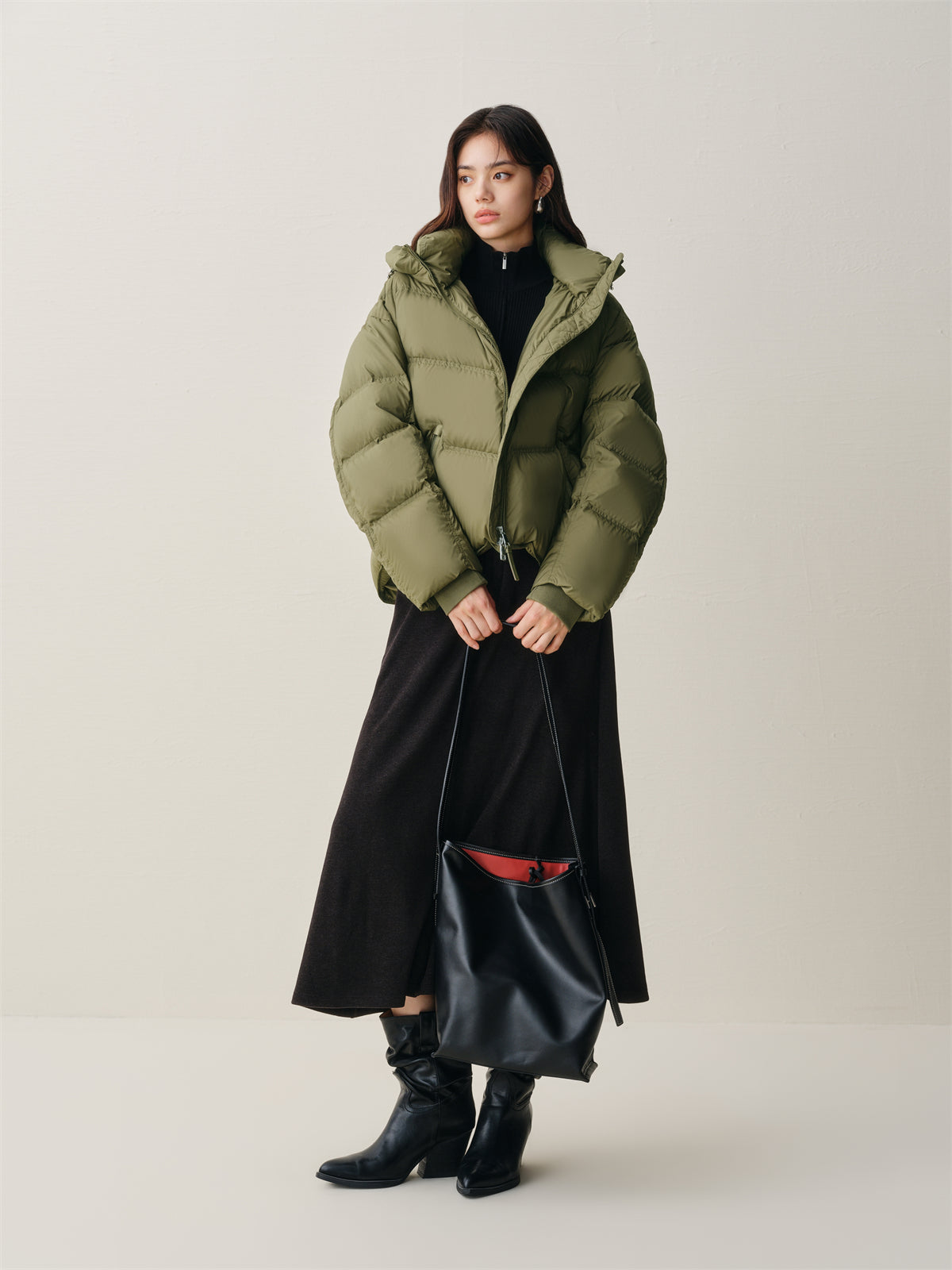 Women's Warm Waterproof Short Puffer Jacket