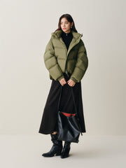 Women's Warm Waterproof Short Puffer Jacket