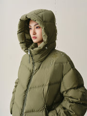 Women's Warm Waterproof Short Puffer Jacket