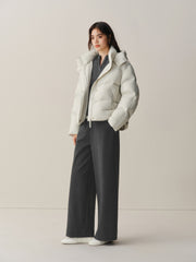 Women's Short Quilted Puffer Jacket