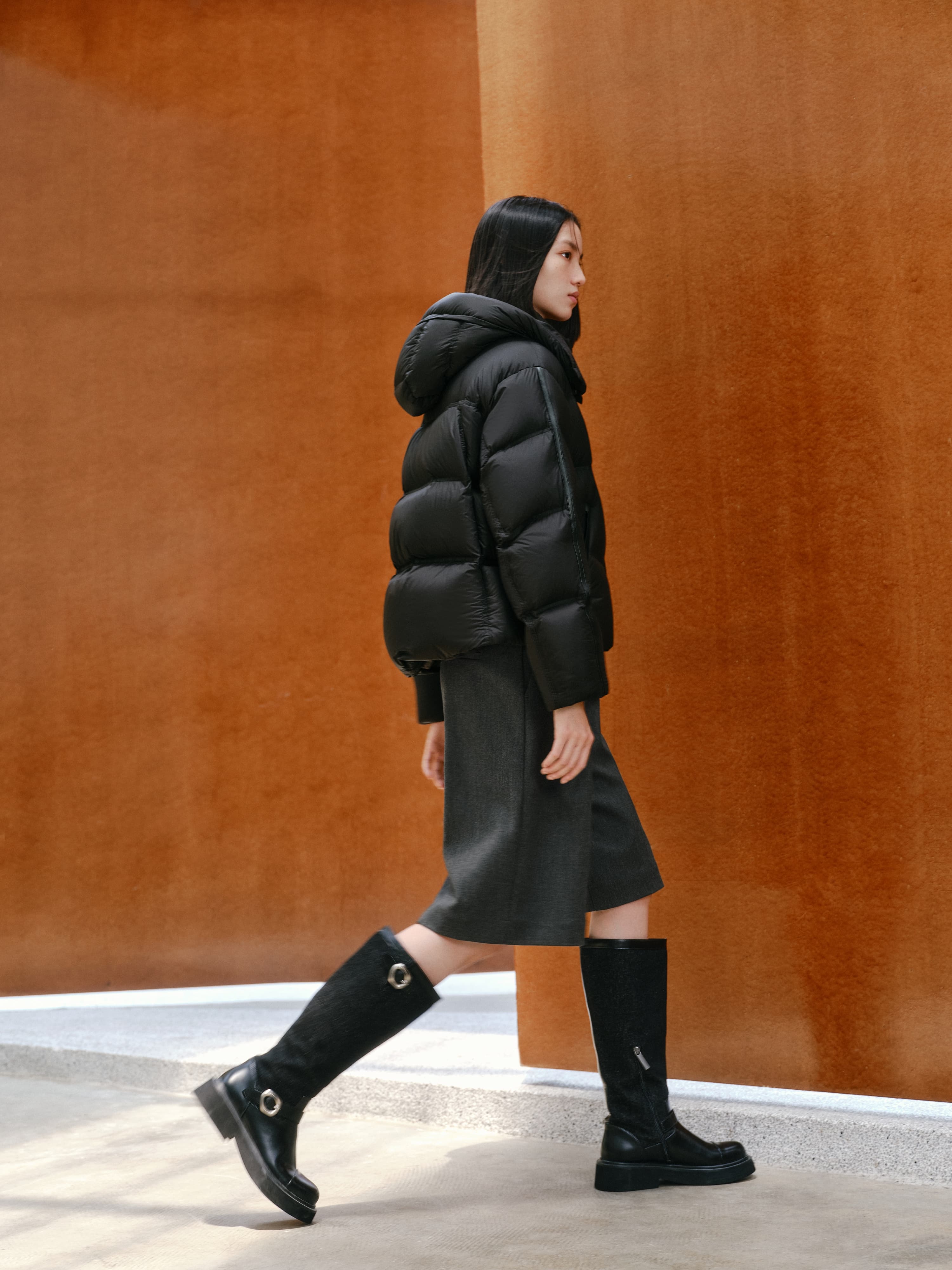 Women's Short Quilted Puffer Jacket