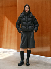Women's Short Quilted Puffer Jacket