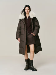 Women's Pure Wool Wide-Lapel Knit Cardigan