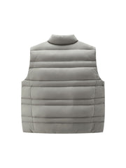 Women's Casual Lightweight 90% White Duck Down Vest