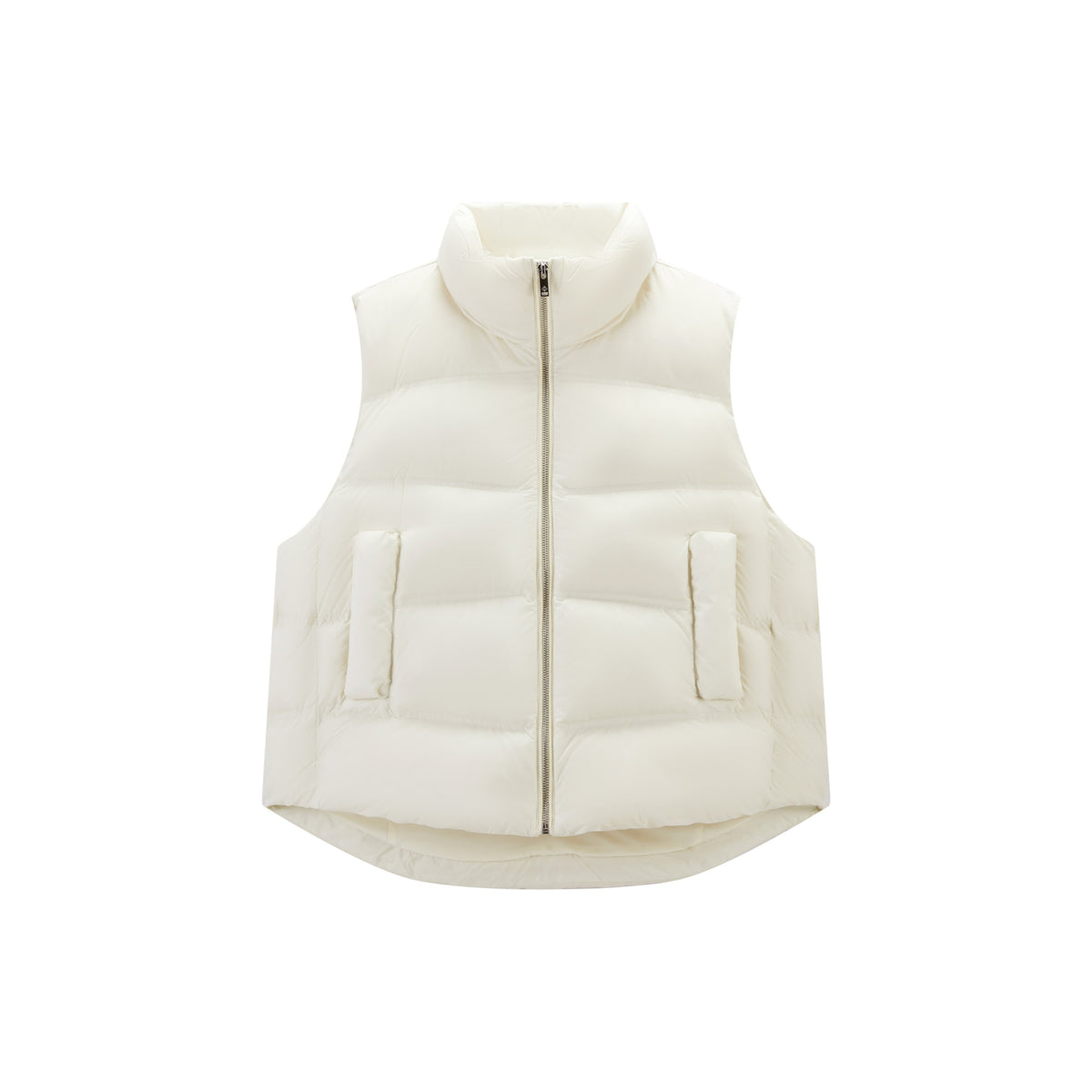 Women's Casual Lightweight 90% White Duck Down Vest