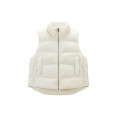Women's Casual Lightweight 90% White Duck Down Vest