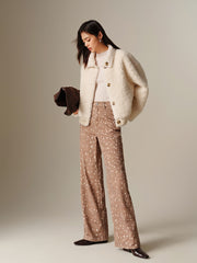 Women's Short Reversible Wool Jacket