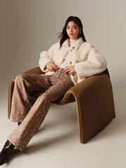 Women's Short Reversible Wool Jacket