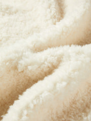 Women's Oversized Curly Pure Wool Coat