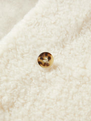 Women's Oversized Curly Pure Wool Coat