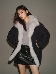 Women's Fox Fur Parka Coat