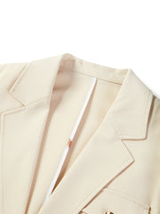 Women's Button Suit Jacket Blazer